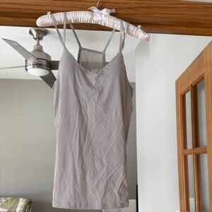 Athleta Light Gray Bra Tank